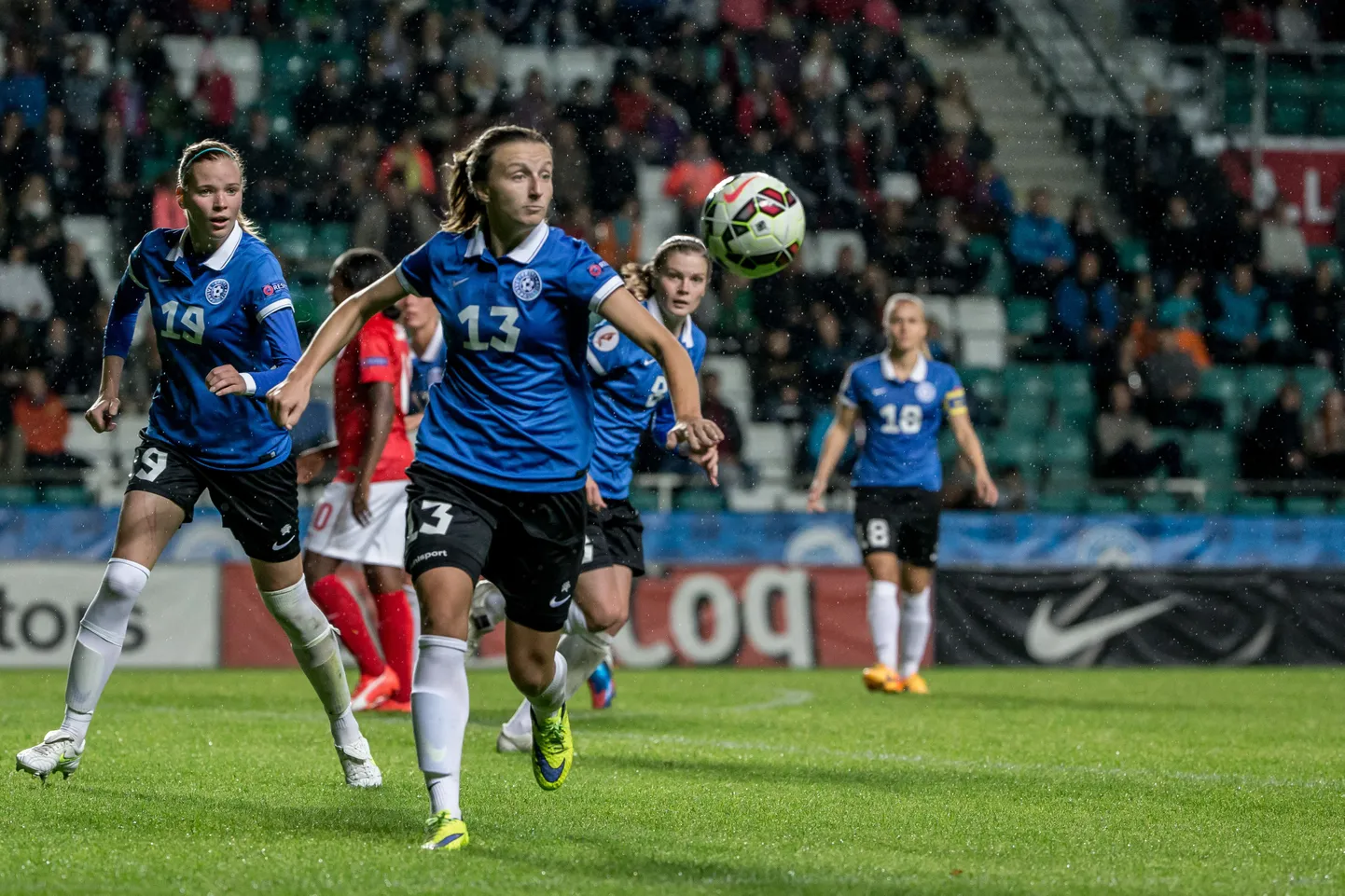 Eesti naiste jalgpallikoondis.