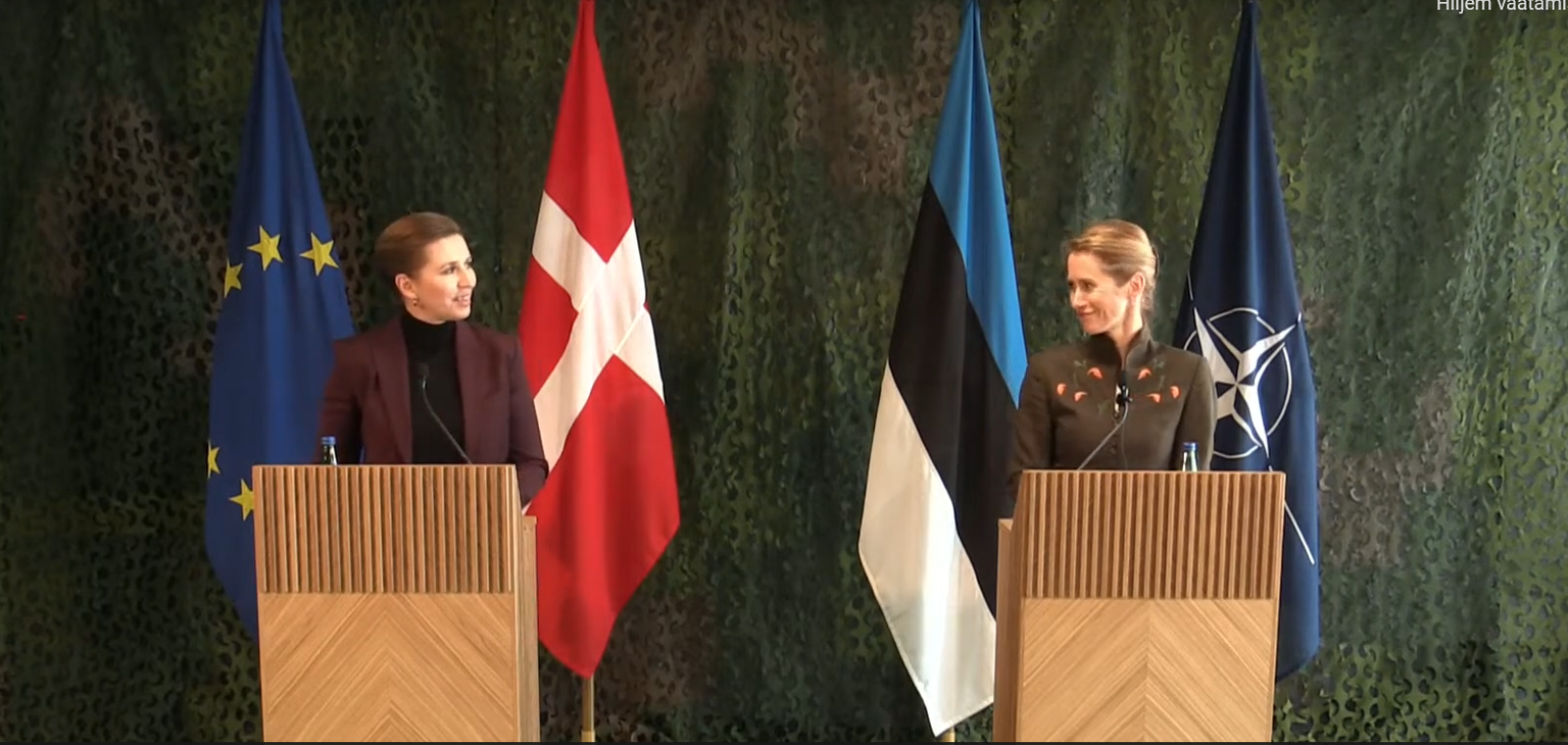 Tapa kaitseväelinnakus kohtusid Taani ja Eesti peaministrid.
