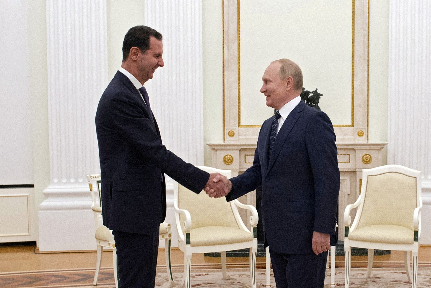 Venemaa president Vladimir Putin ja Süüria president Bashar al-Assad.