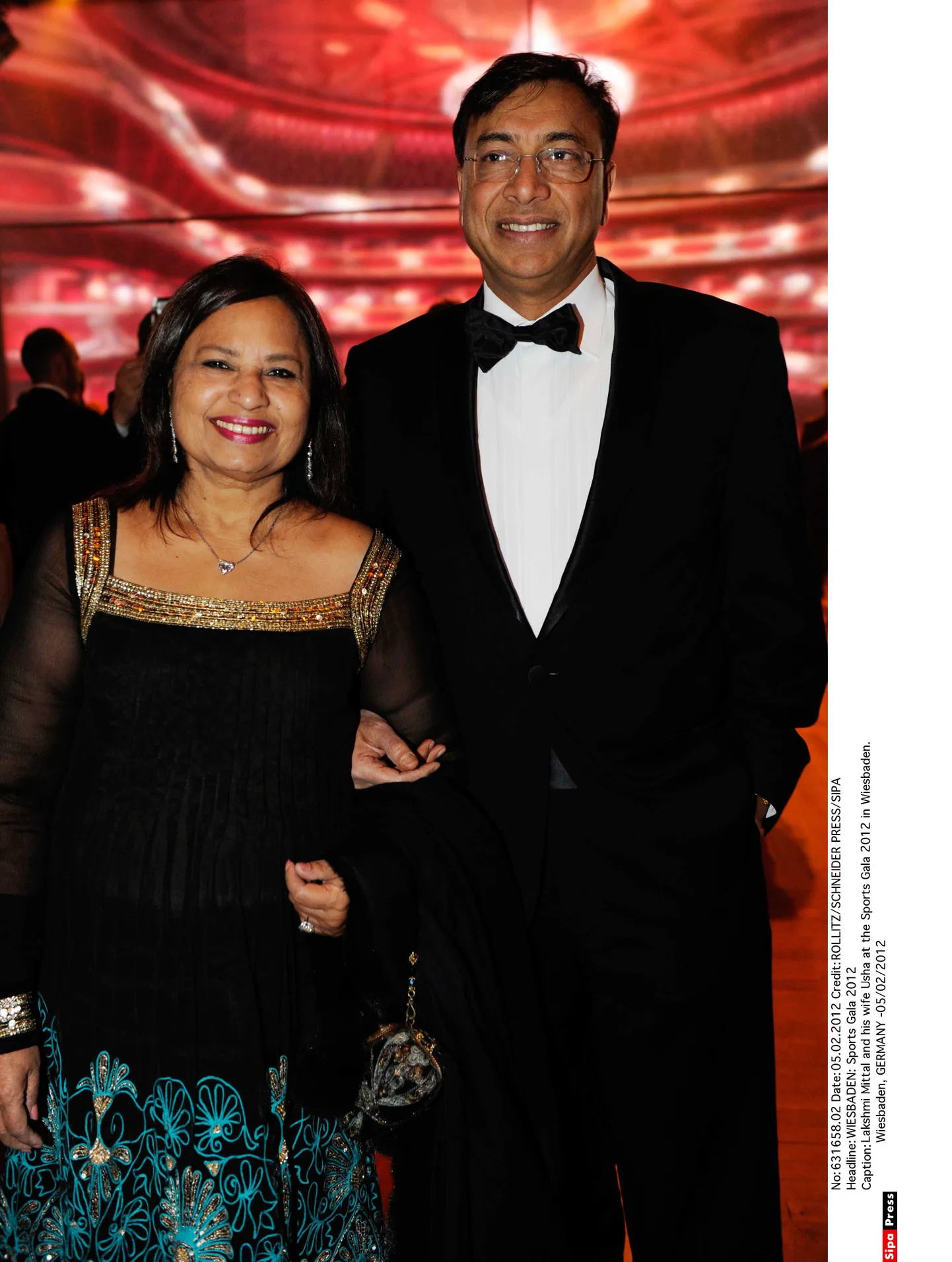 Lakshmi Mittal abikaasa Ushaga.