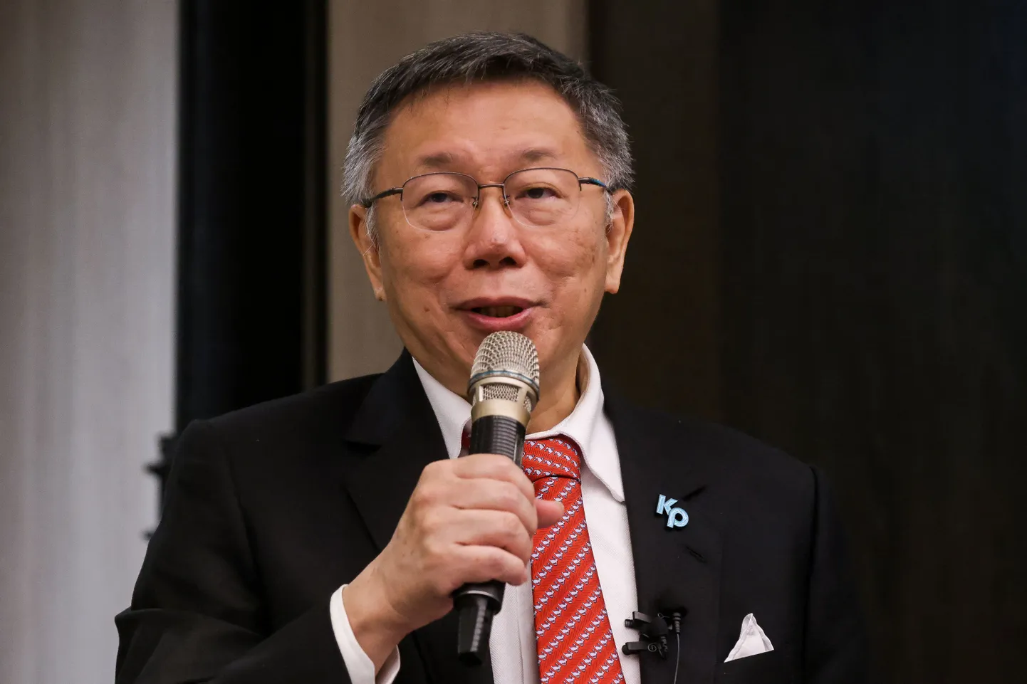 Taiwani Rahvapartei (TPP) esimees ja presidendikandidaat Ko Wen-je.