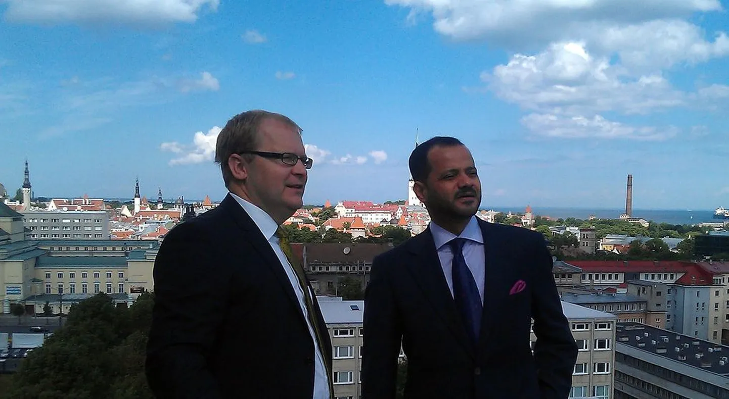 Välisminister Urmas Paet kohtus 17. juunil Omaani välisministeeriumi kantslri Sayyid Badr Bin Hamad Al Busaidiga.