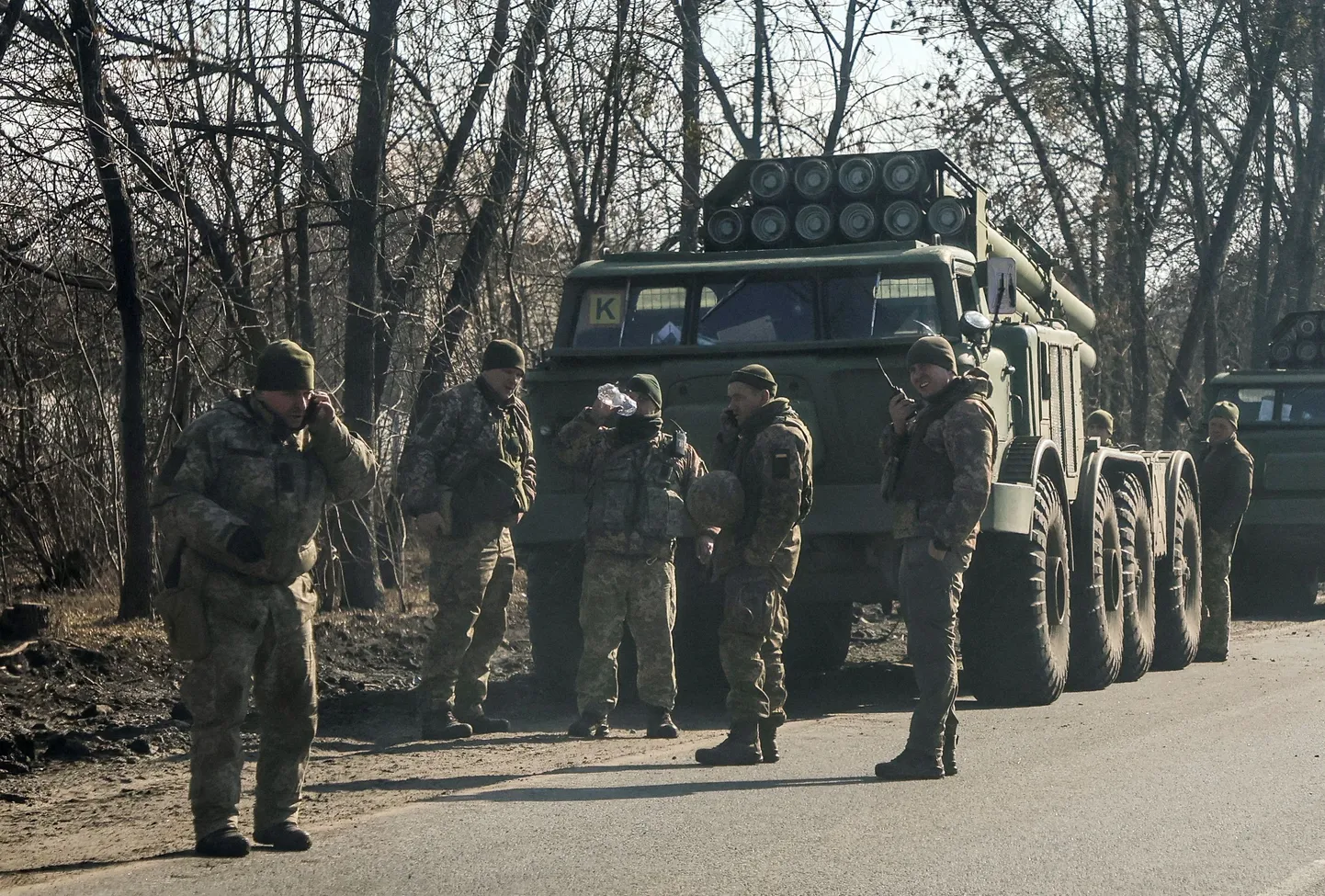 Ukraina armee sõdurid.