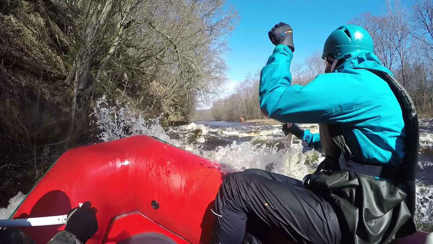 Kevadine rafting Jägala jõel