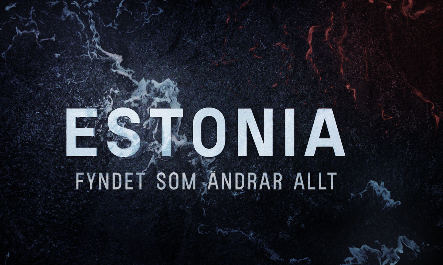 Рекламный плакат документального фильма о гибели парома "Эстония" в Швеции.