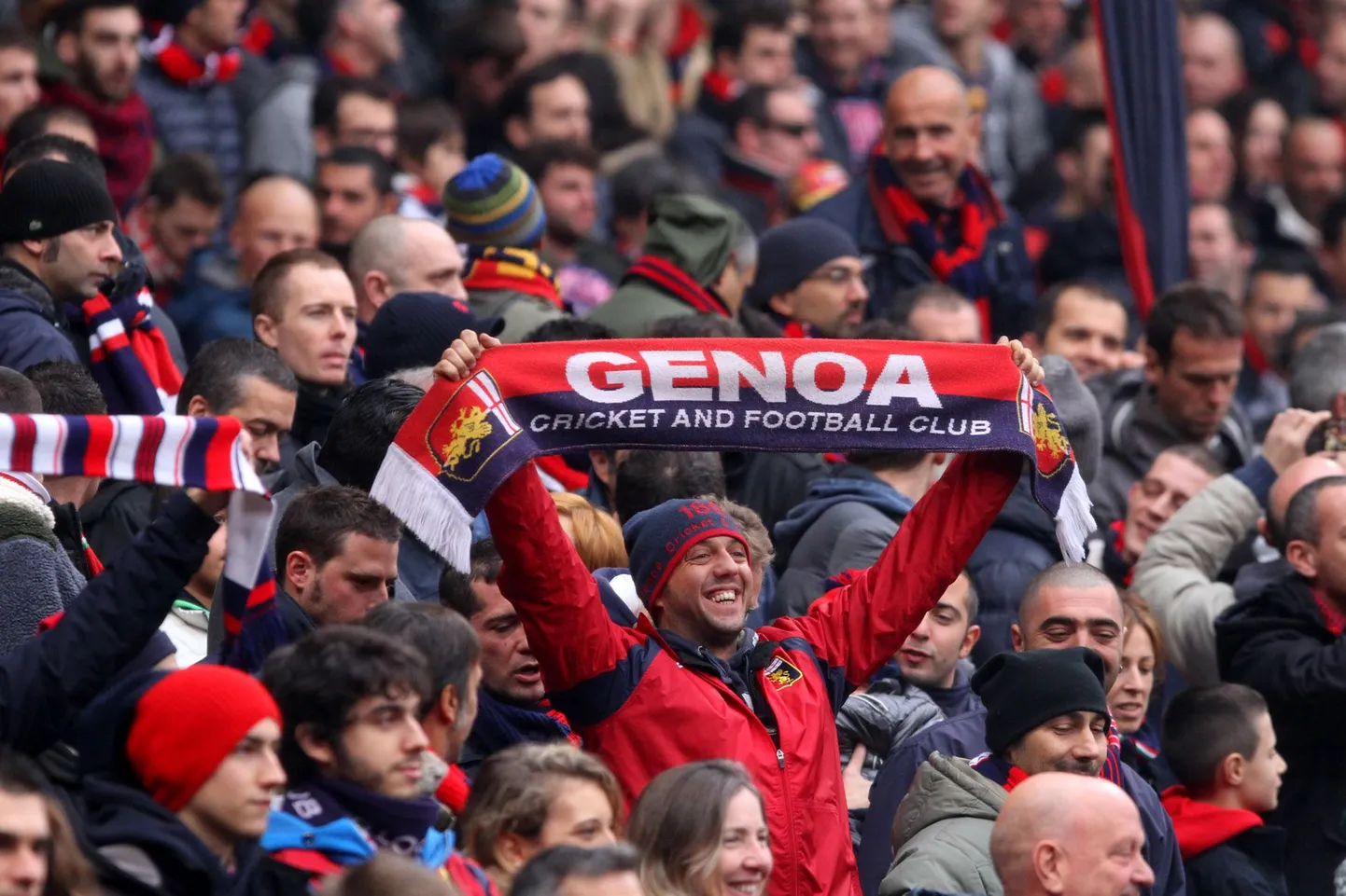 Genoa fännid.