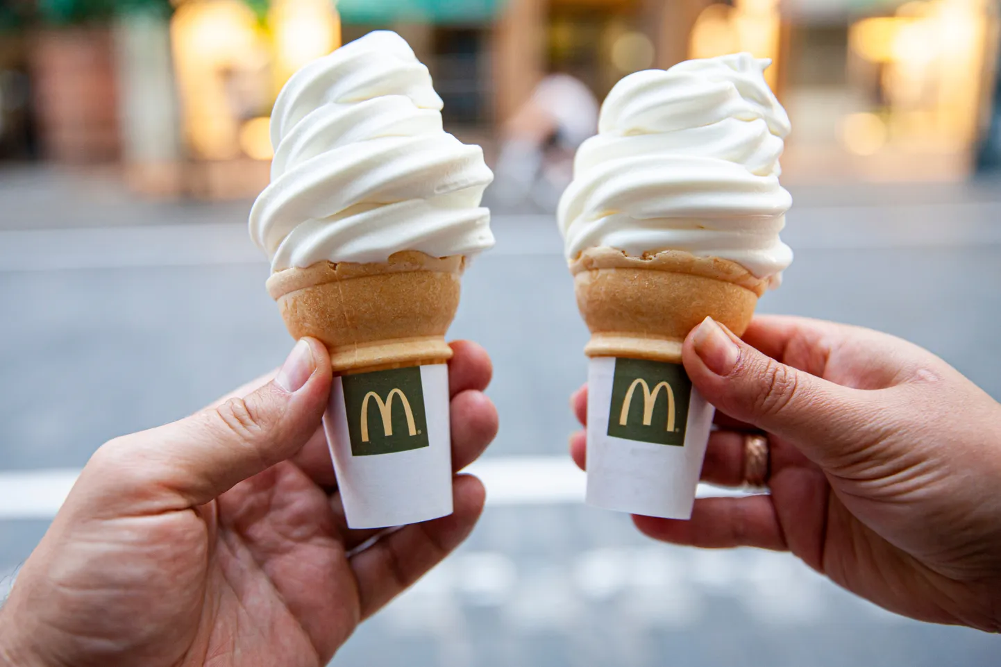 McDonaldsi jäätis.