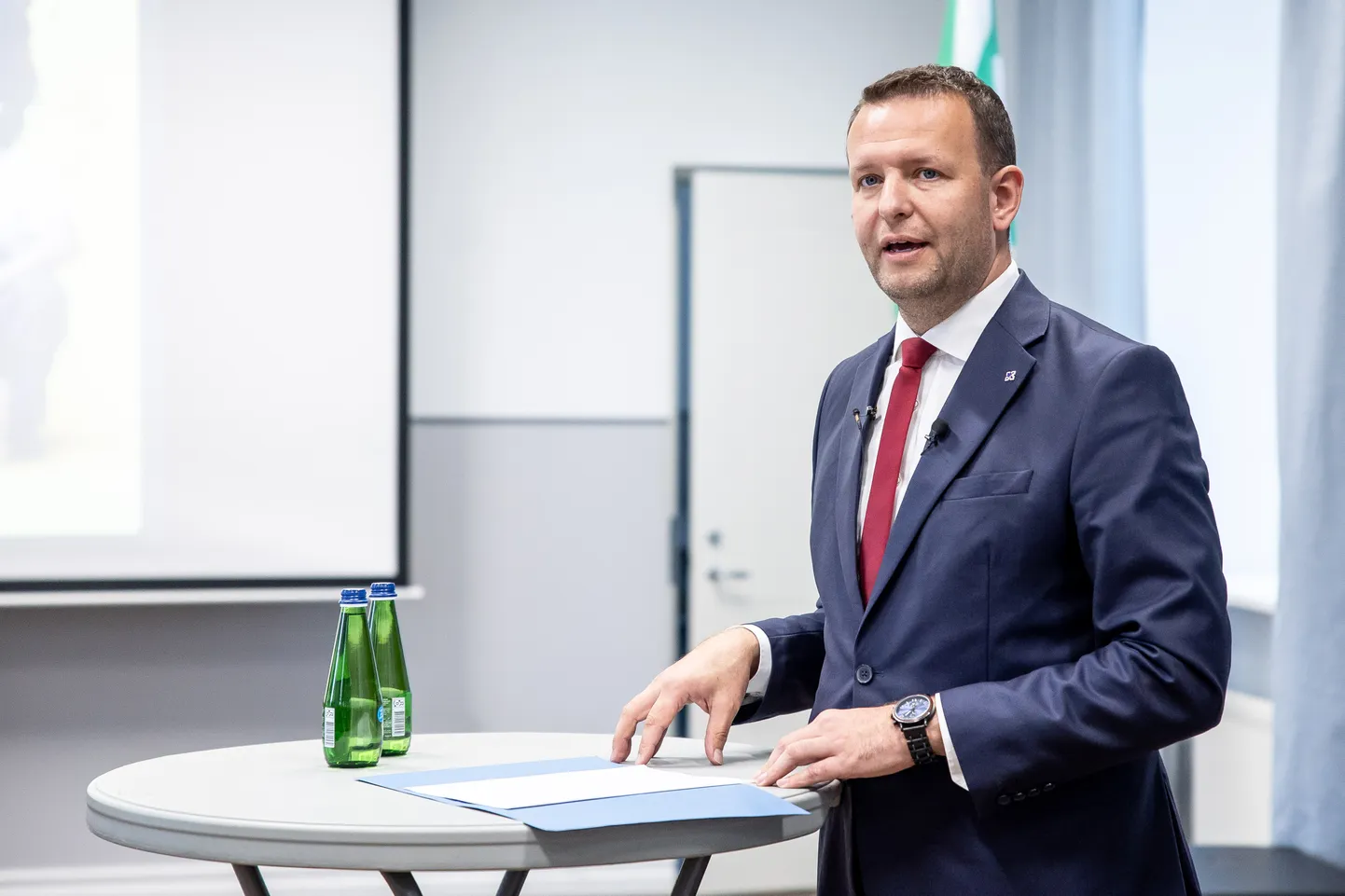 Siseminister Lauri Läänemets (SDE).