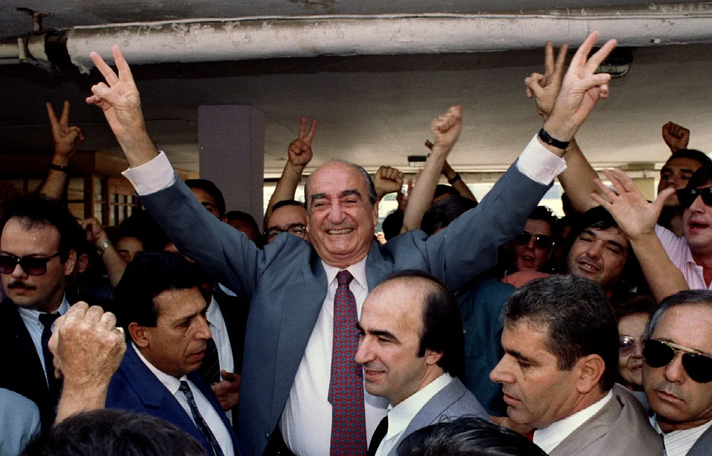 Constantin Mitsotakis 1993. aasta oktoobris.