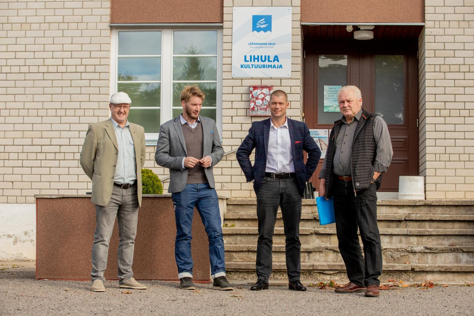 Meelis Malk, Raul Oberschneider, Armand Reinmaa ja Rait Maruste osalesid Pärnu Postimehe korraldatud valimisdebatil.