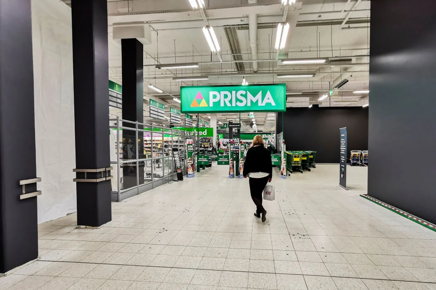 Prisma kauplus. Pilt on illustreeriv.