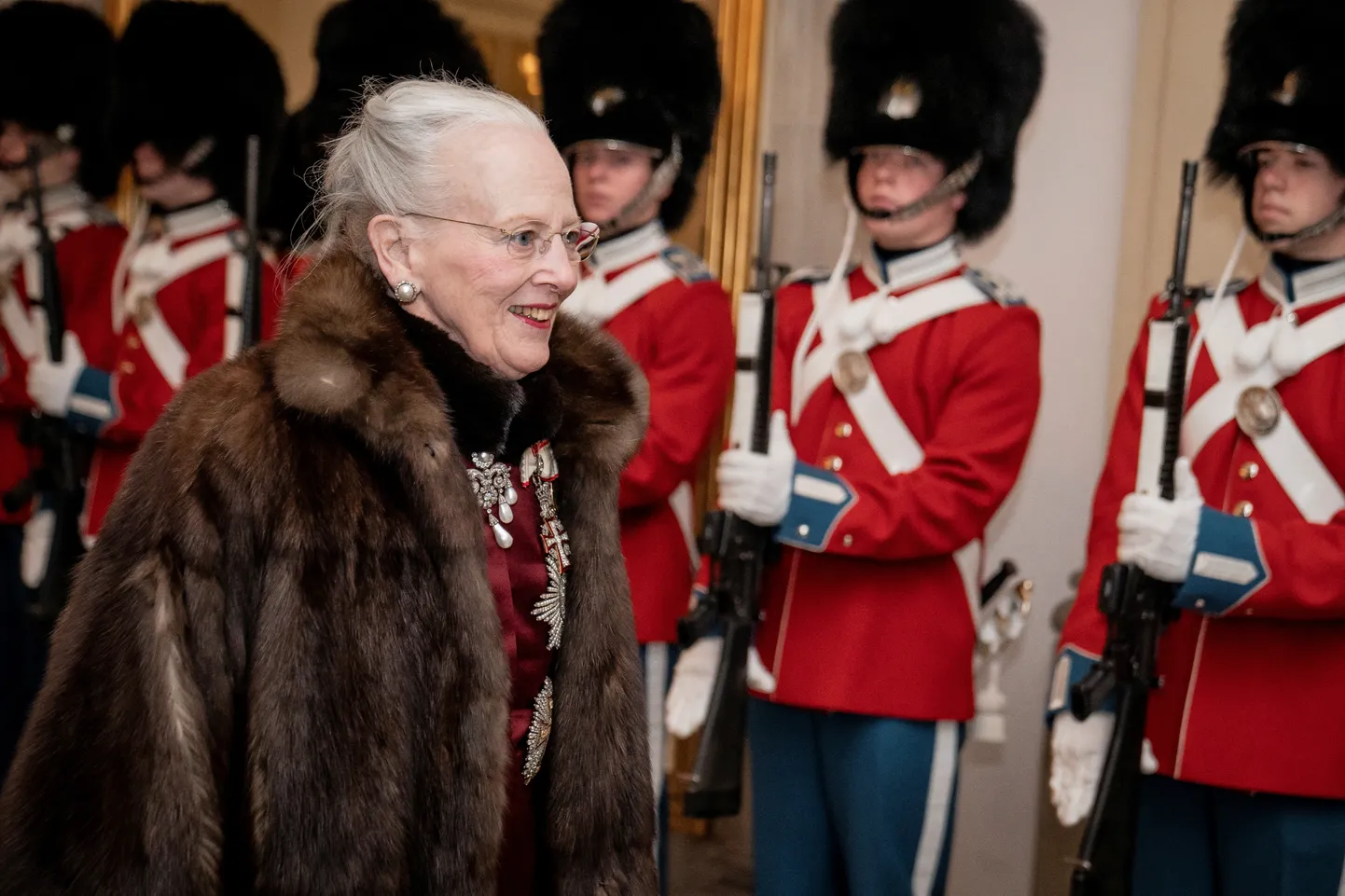 Taani kuninganna Margrethe II sel nädalal Kopenhaagenis Christiansborgi palees.