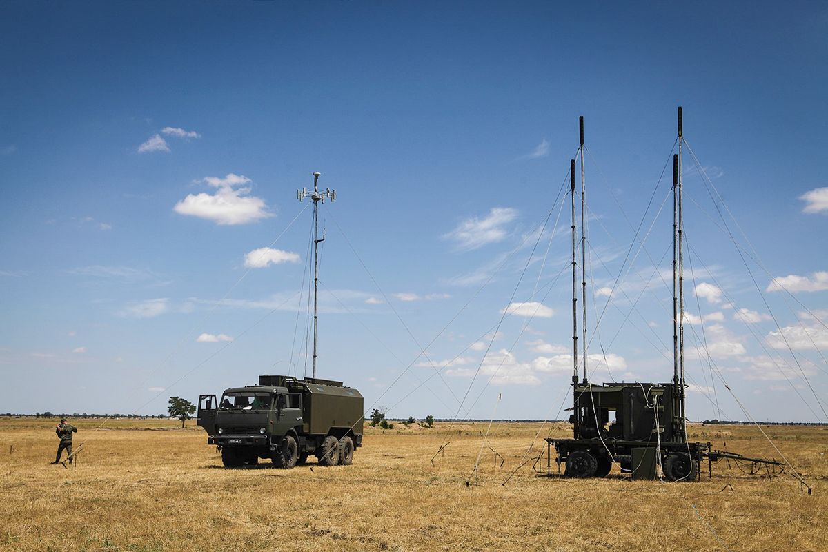 Elektroonilise sõjapidamise relvasüsteem R-330Zh Žitel, mida venelased kasutavad laialdaselt ka Ukraina droonide vastu.