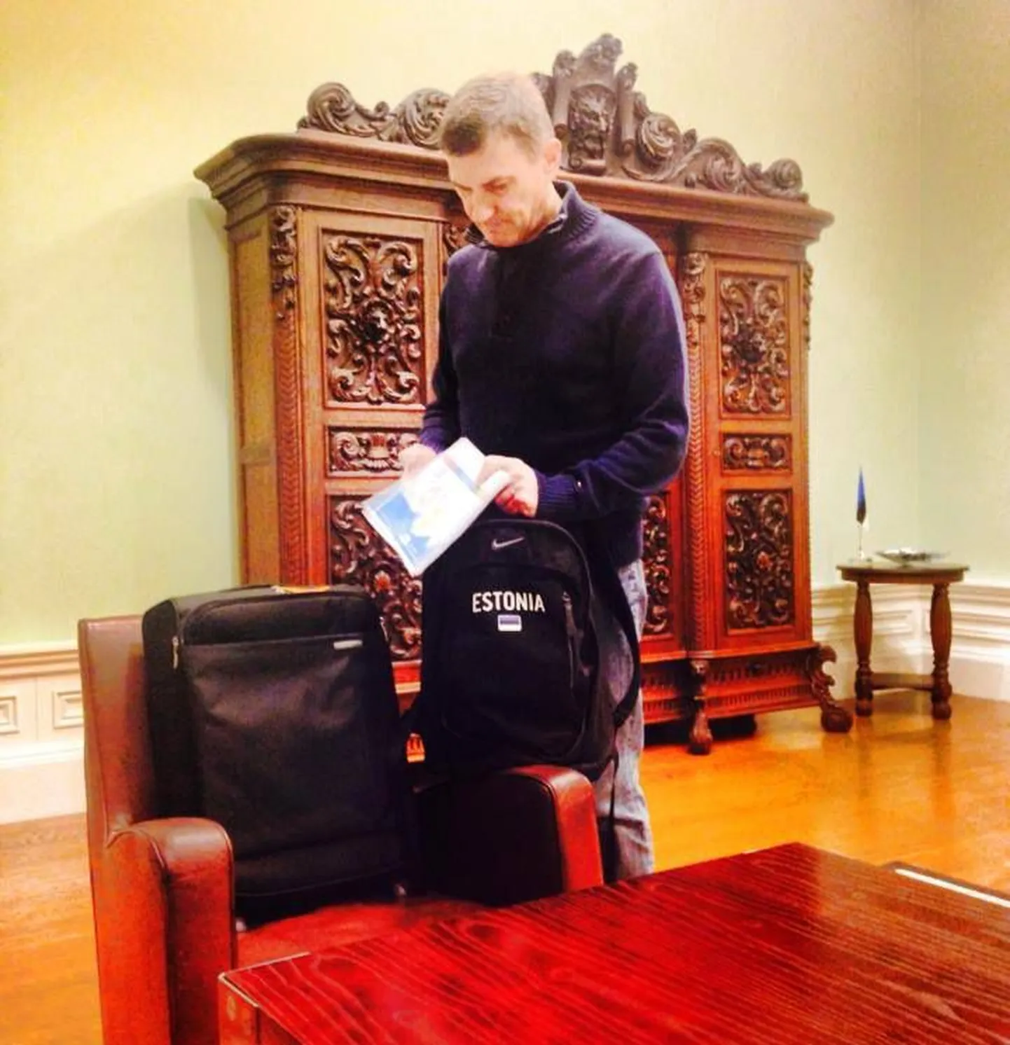 Peaminister Andrus Ansip.