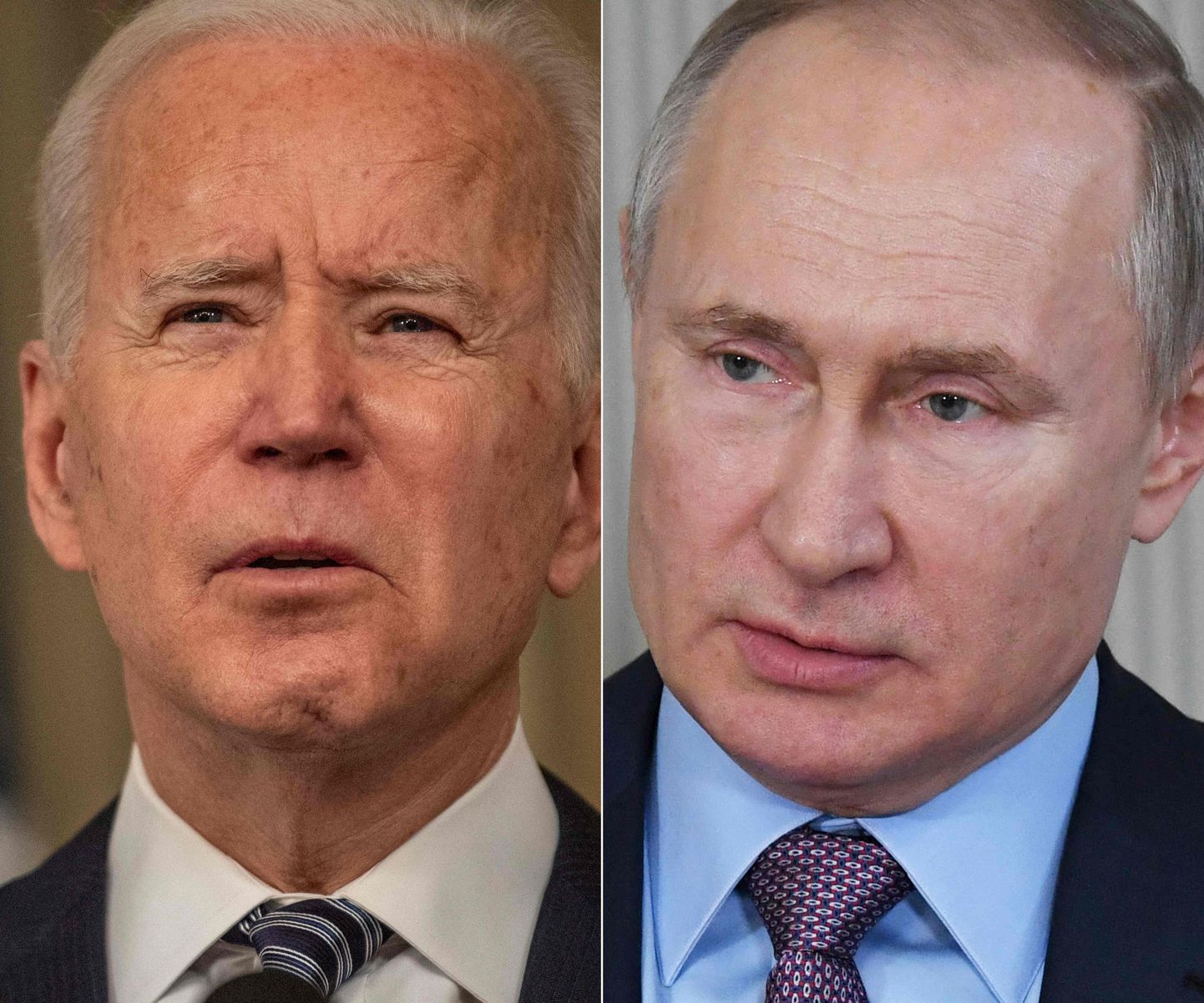 USA president Joe Biden ja tema Vene kolleeg Vladimir Putin.
