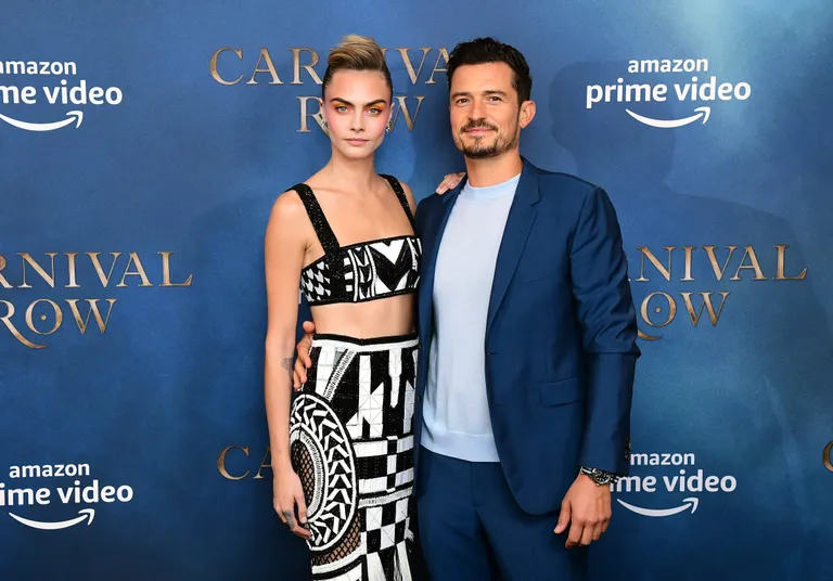Cara Delevingne ja Orlando Bloom.