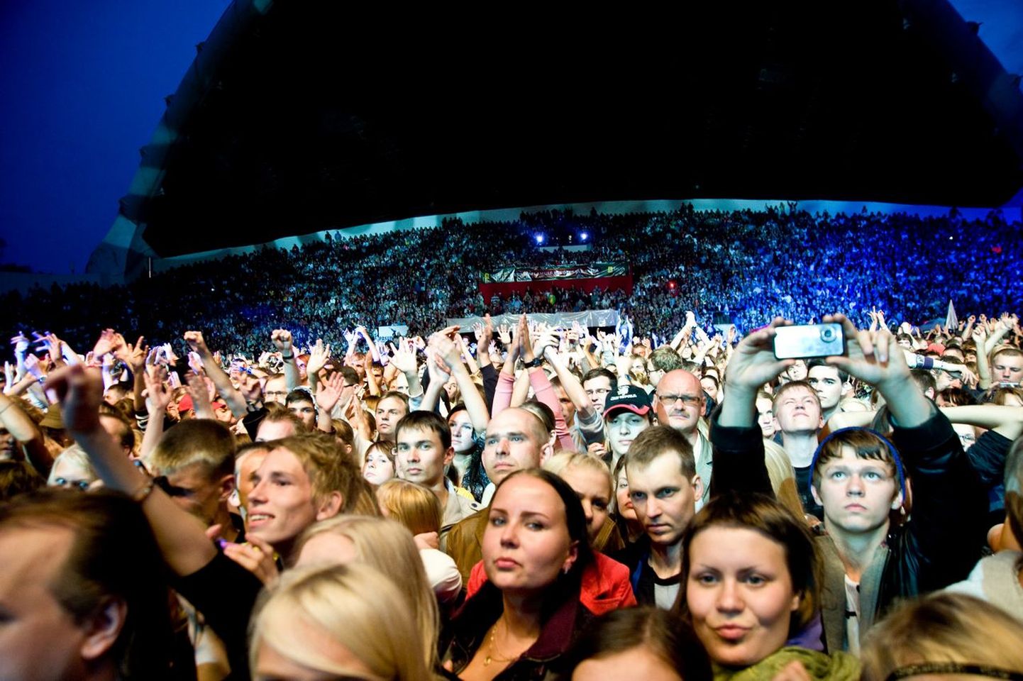 Moby kontsert Õllesummeri avapäeval 8. juulil 2009 lauluväljakul