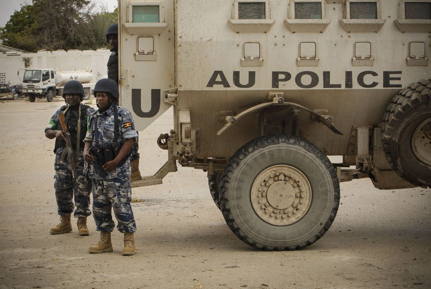 Uganda politseinikud Aafrika Liidu missioonil.