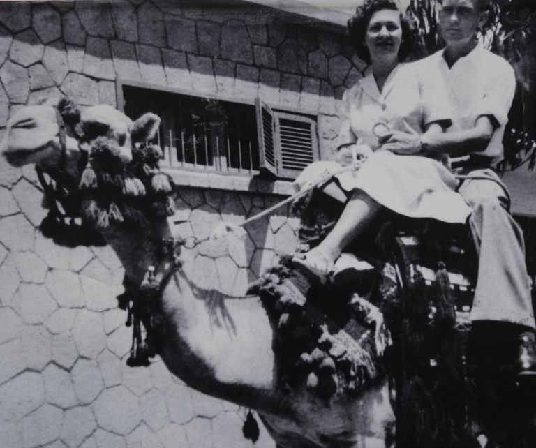 Margaret Ford ja abikaasa Jim Egiptuses 1947. aastal.