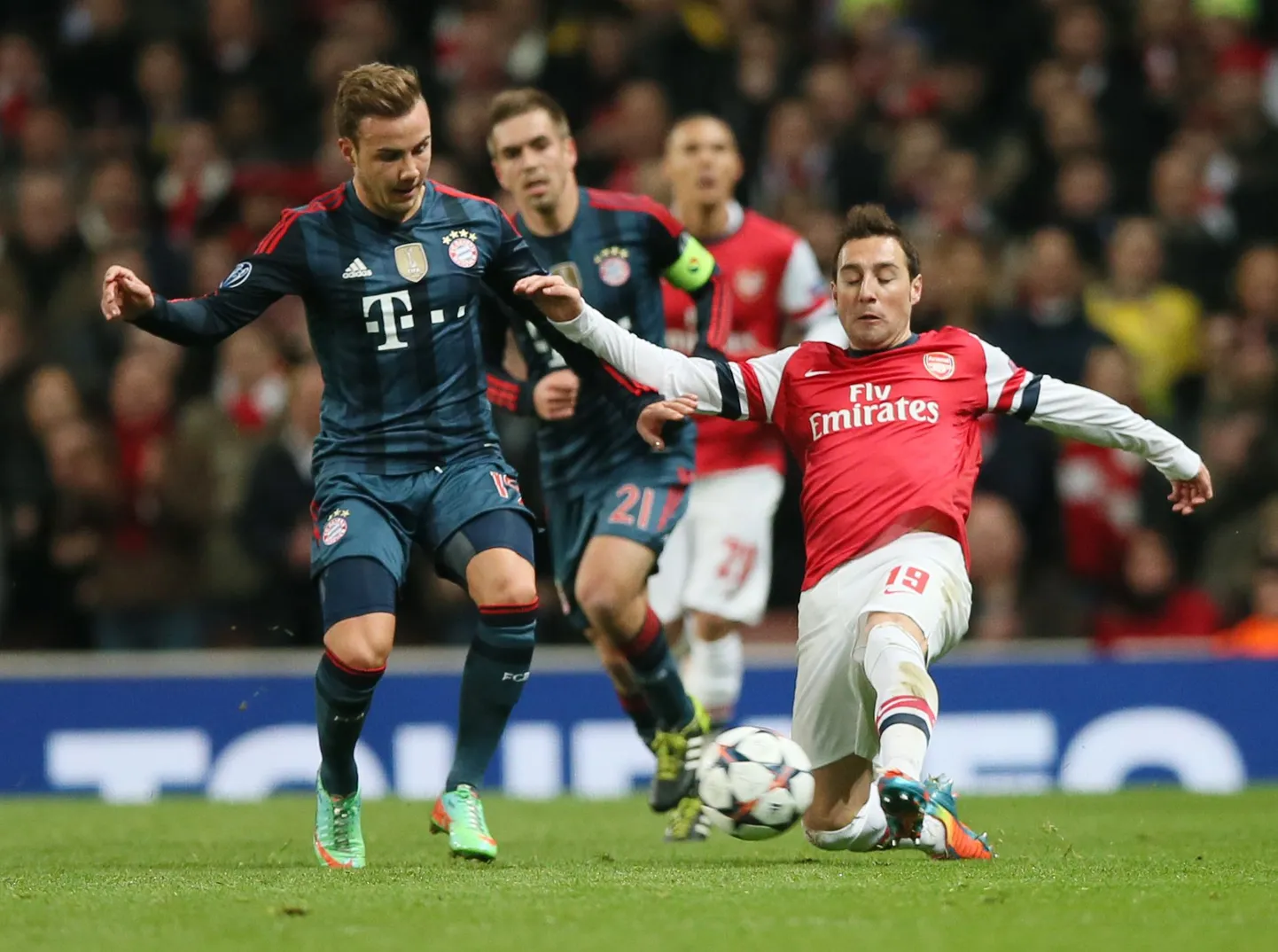 Müncheni Bayerni tähtmängija Mario Götze (vasakul) sõnul on nende eesmärgiks võita kõik kohtumised.