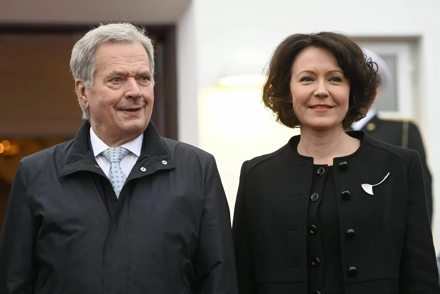 Soome president Sauli Niinistö ja tema kaasa Jenni Haukio riigivisiidil Islandile 2022. aasta oktoobris.