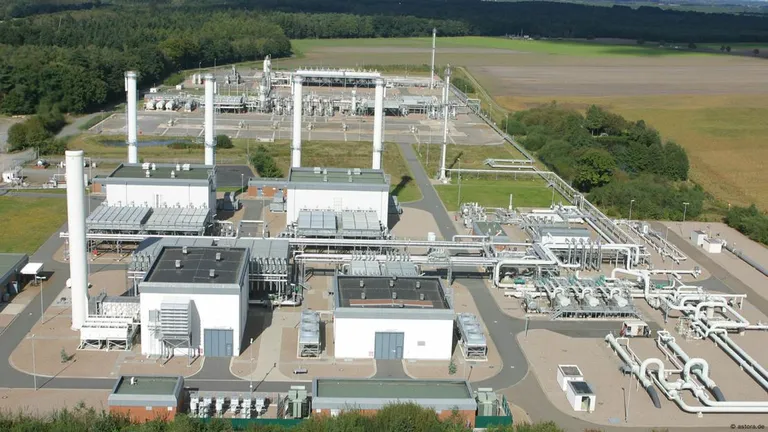 Крупнейшее в ЕС подземное хранилище газа Rehden находится на северо-западе Германии