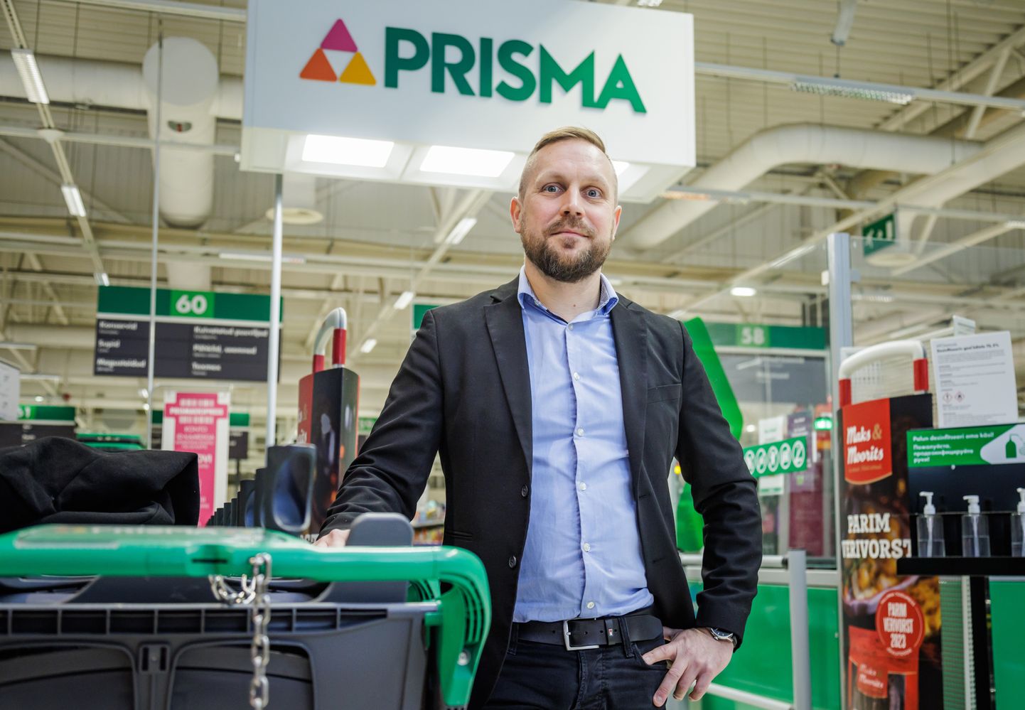 Prisma Eesti maajuht Teemu Kilpiä Mustakivi Prismas.