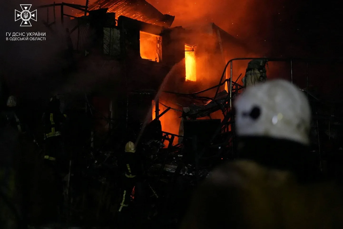 Последствия российской атаки в Одесской области. 27 декабря 2023 года