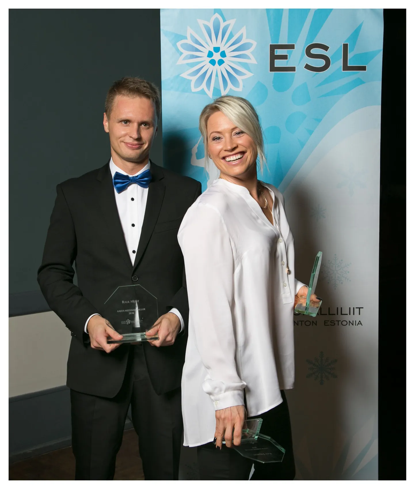 Kati Tolmoff ja Raul Must aasta parimate sportlaste autasustamisel