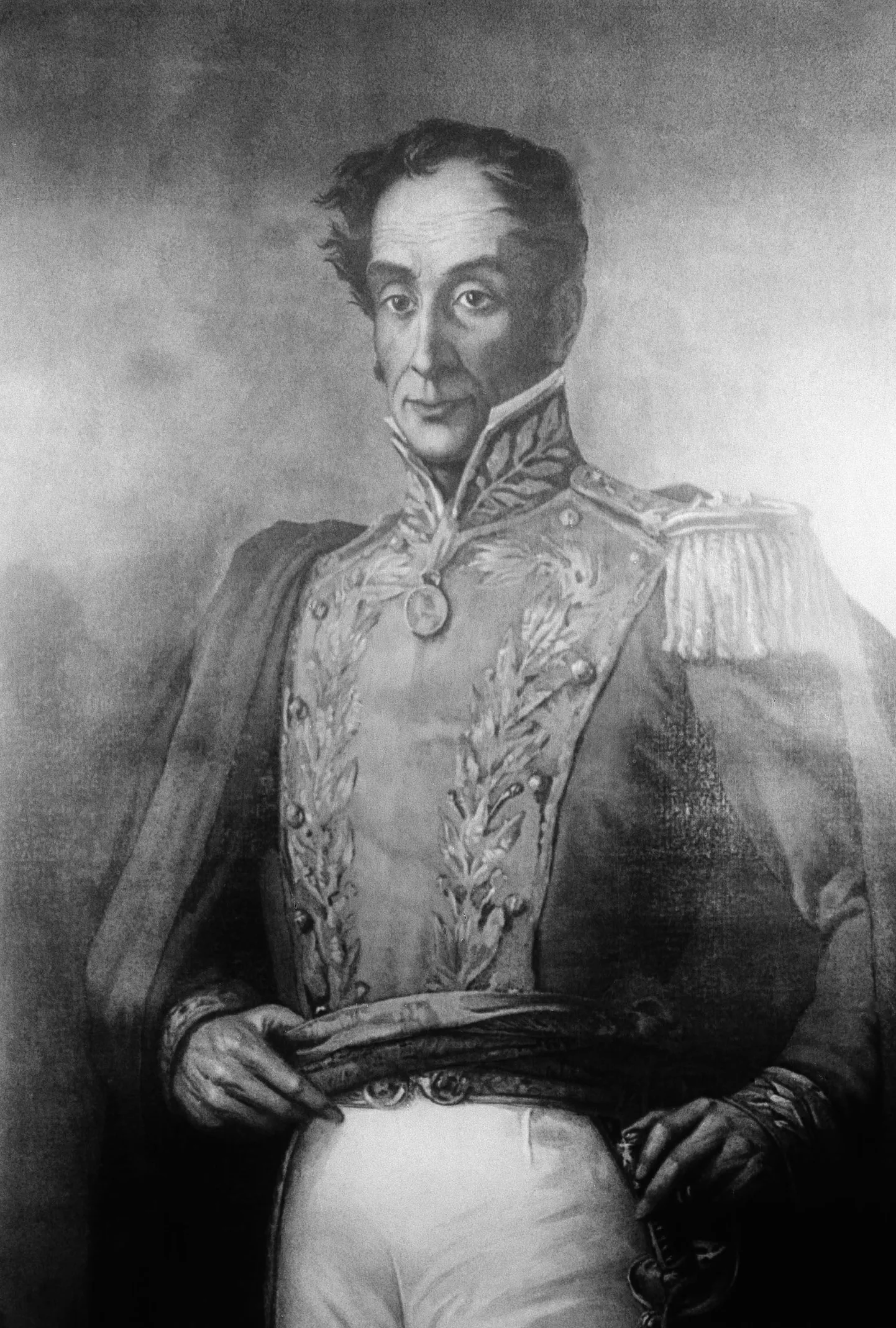 Simon Bolivar  Colombia kunstniku Ricardo Acevedo Bernali maalil