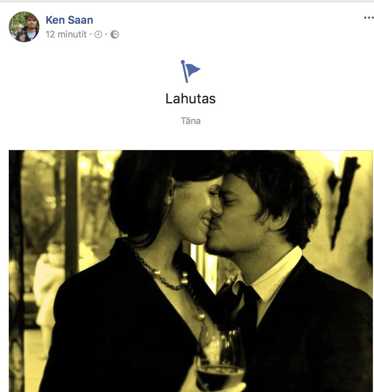 Ken Saani postitus Facebookis