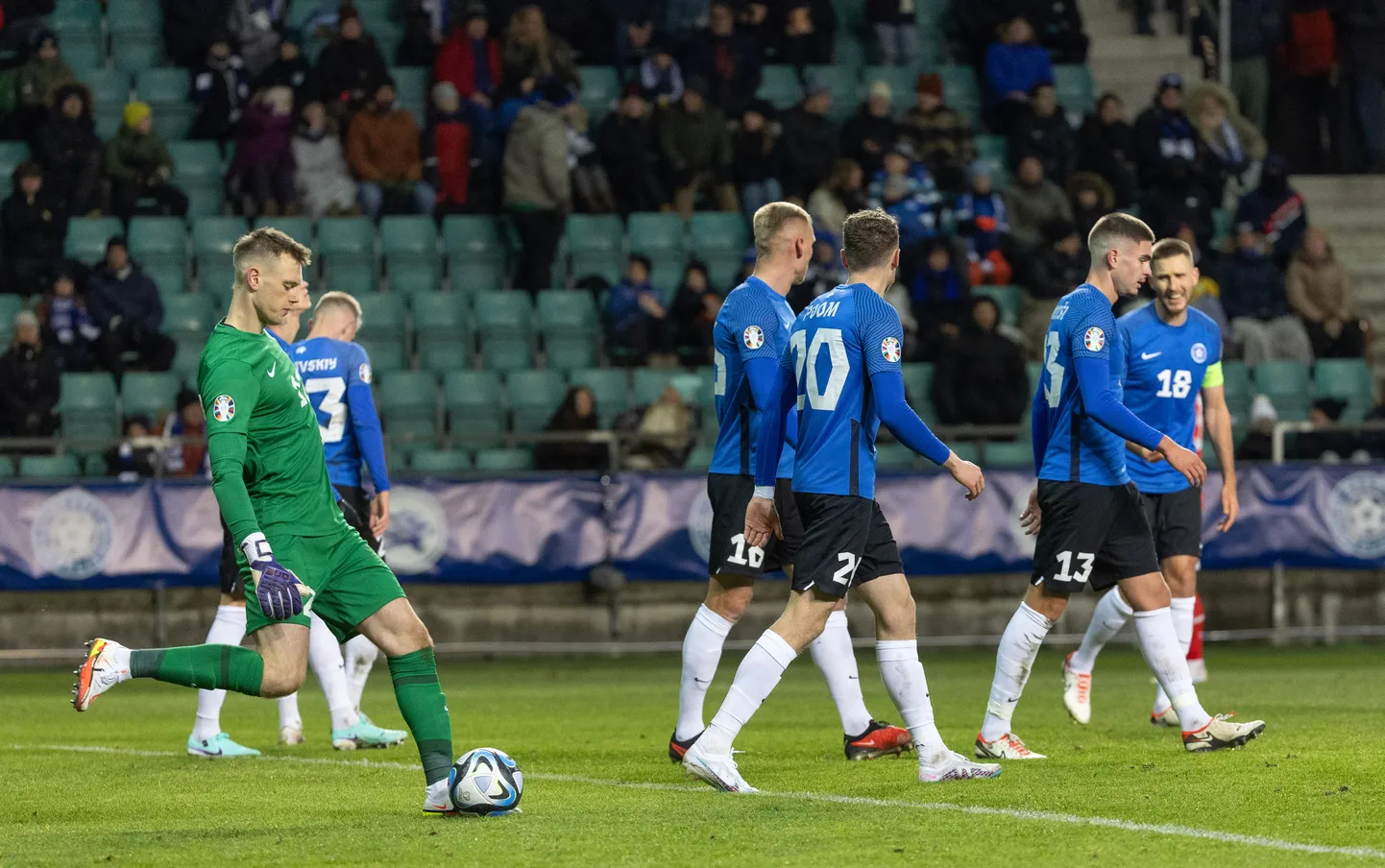 В марте сборную Эстонии по футболу ожидает плей-офф.