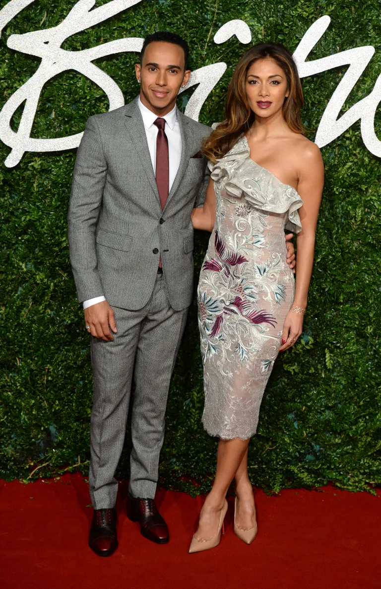 Lewis Hamilton ja Nicole Scherzinger Londonis, 2014.