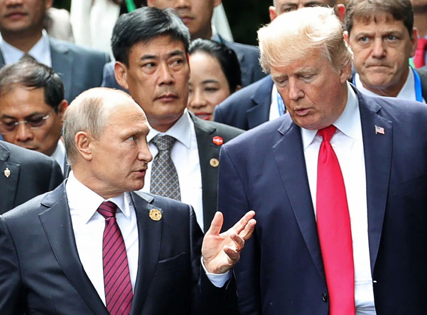 Donald Trump ja Vladimir Putin.