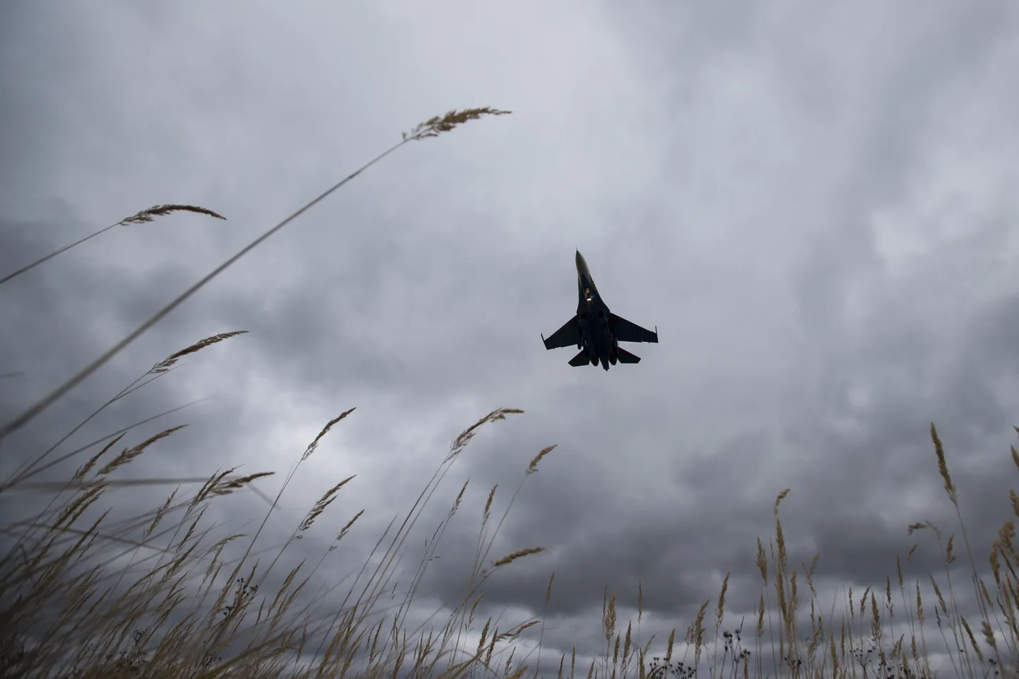 Vene sõjalennuk Su-27. Foto pole kõnealuse juhtumiga seotud.