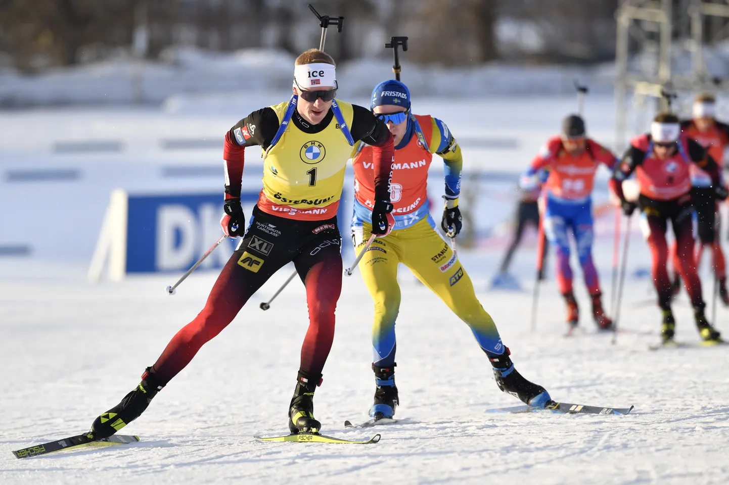 Johannes Thingnes Bø ja Sebastian Samuelsson.