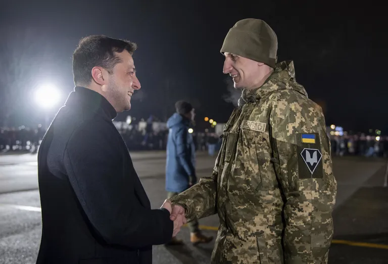 Обмен пленными на Украине.