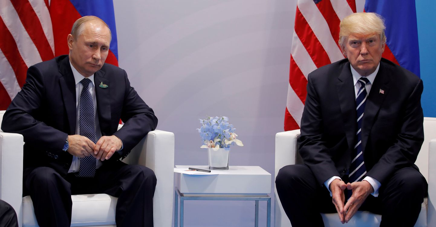USA president Donald Trump ja Venemaa president Vladimir Putin G20 riikide tippkohtumisel Hamburg selle aasta juulis.