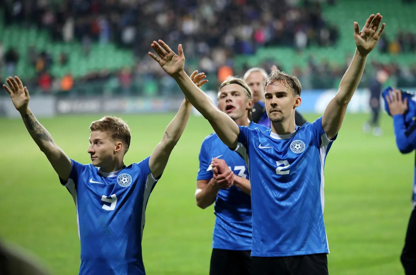 Eesti jalgpallikoondis võitis 2026. aasta maailmameistrivõistluste valikturniiril 3:2 Moldovat ning avas punktiarve.