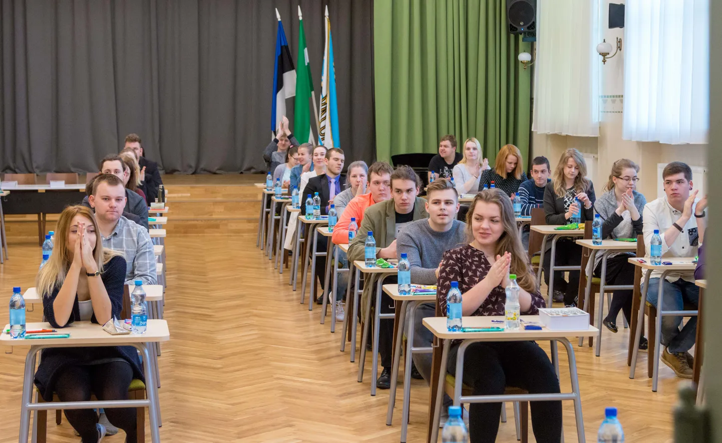 Emakeele riigieksam Valga gümnaasiumis.