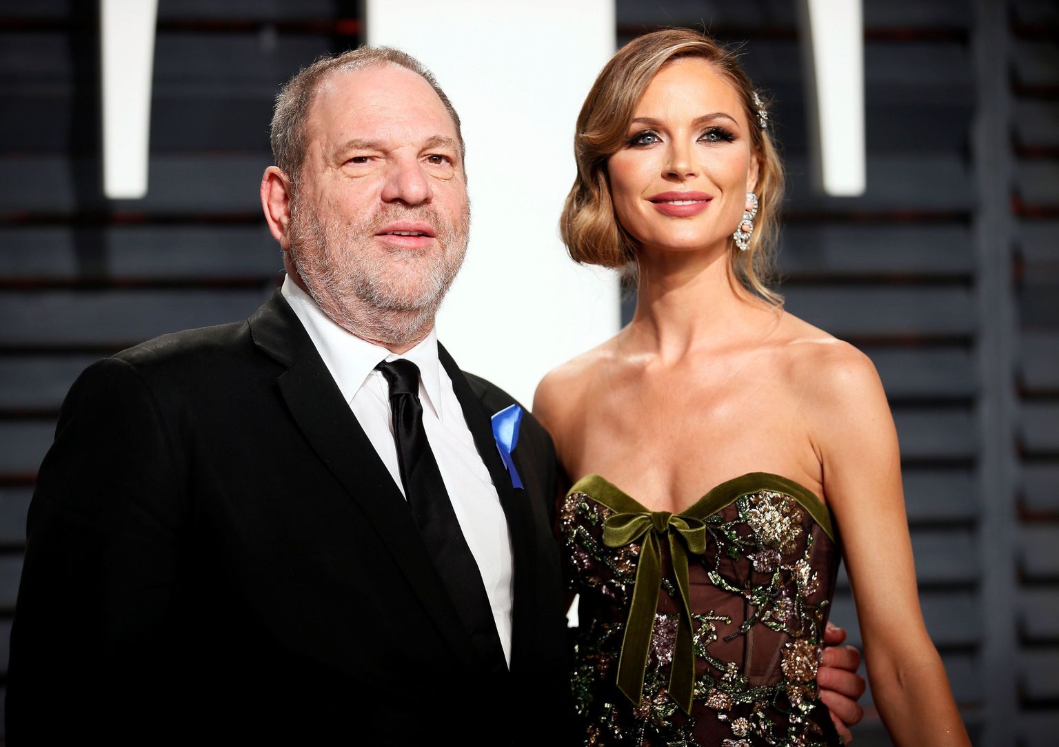 Ahistamisskandaali keskpunkt Harvey Weinstein ja tema (varsti endine) abikaasa Georgina Chapman.
