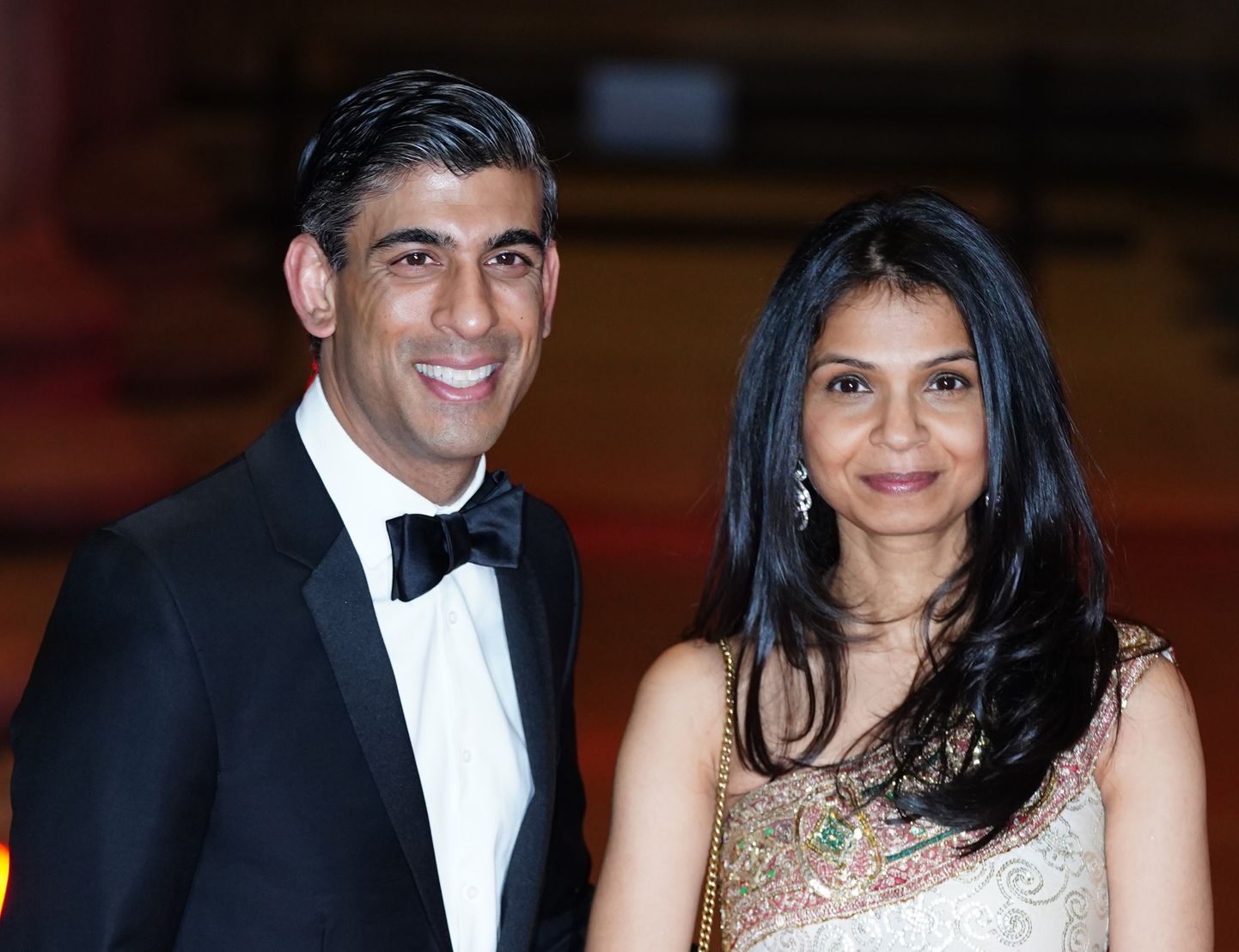 Briti rahandusminister Rishi Sunak naise Akshata Murthyga. Perekonna varanduseks on 750 miljonit naela.