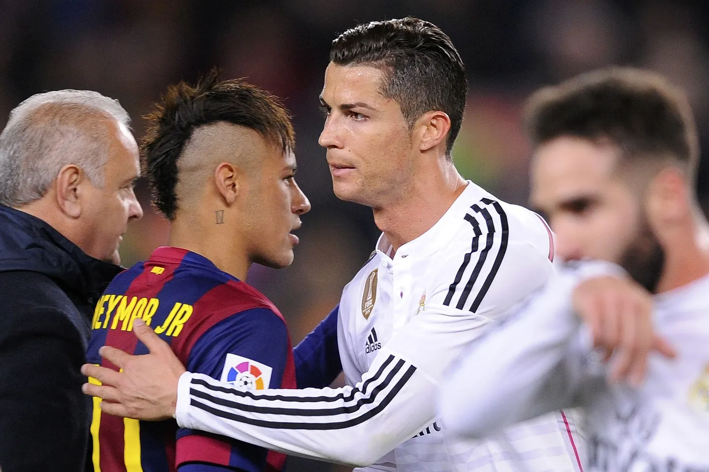 ristiano Ronaldo ja Neymar (vasakul)
