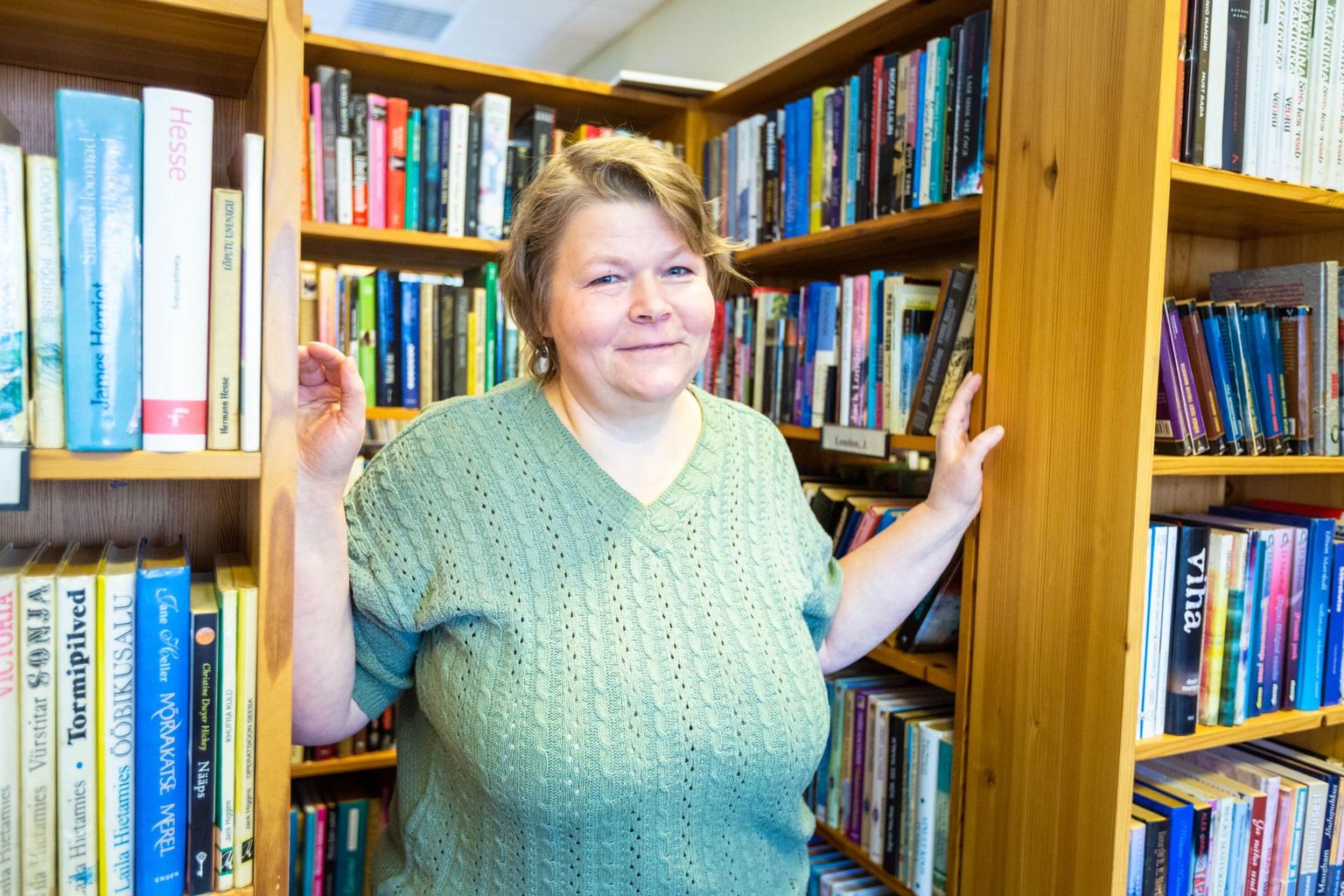 Peri haruraamatukogus, kus Margit Õkva töötab, on ligemale 13 000 köidet. Iga päev tuleb juurde üks raamat.