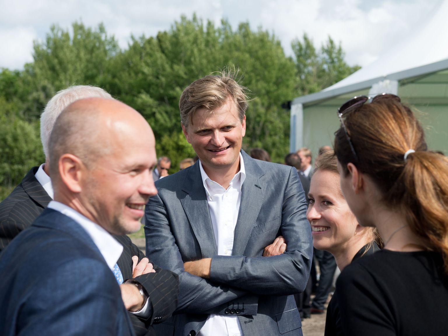 Nelja Energia juhatuse esimees Martin Kruus (keskel)
