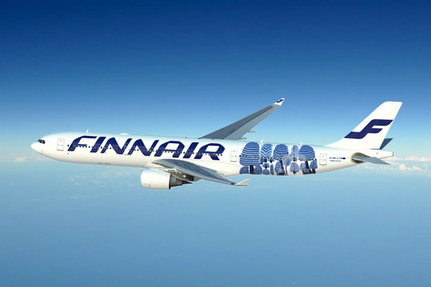 Самолет Finnair.