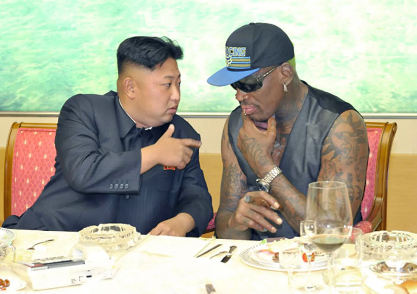 Dennis Rodman Kim Jong-Unil külas