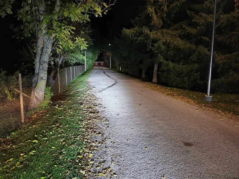 Õnnetuskoht Adavere alevikus.