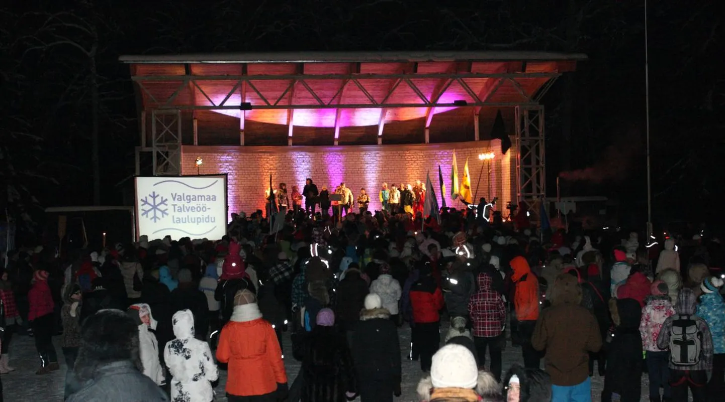 Talveöölaulupidu Otepääl 2013