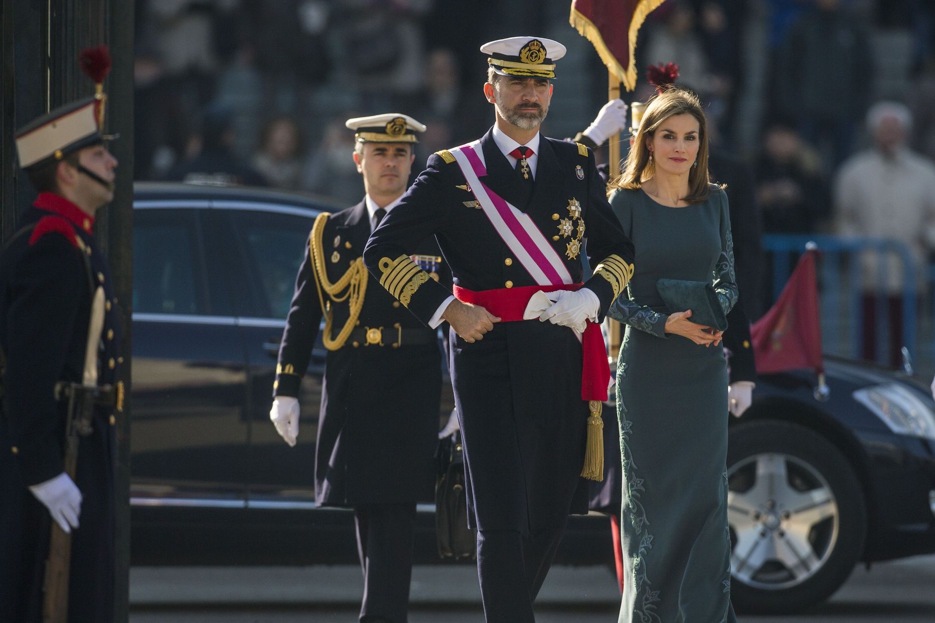 Kuningas Felipe VI ja kuninganna Letizia.